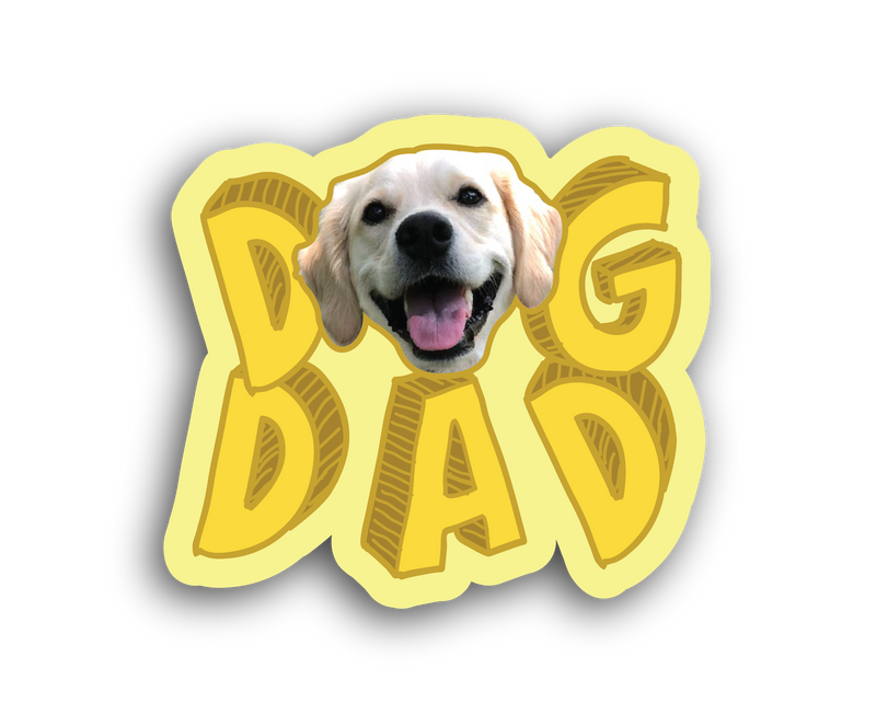 Dog Dad Bumper Decal