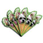 Ice Cream Cone Stickers