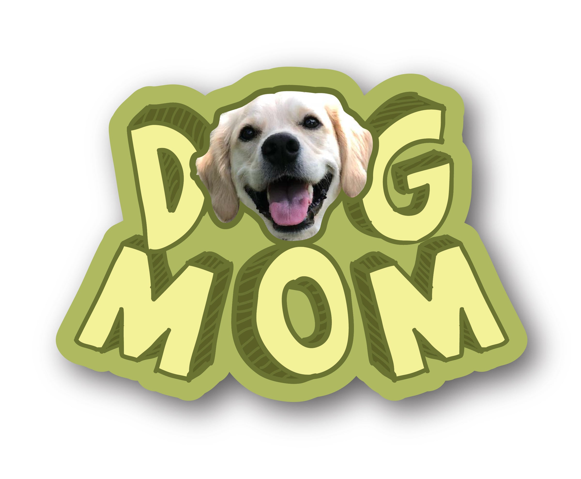 Pet Car Window Decals Best Dog Mom Ever Vinyl Decals Pet Lover Graphics  7x9-Inch Glossy White