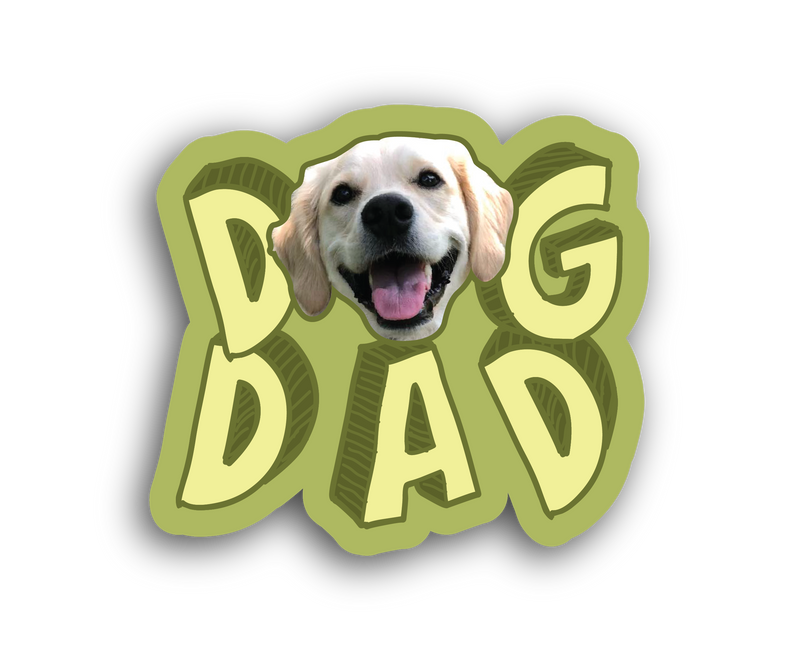 Dog Dad Bumper Decal