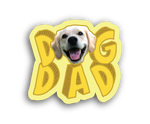 Dog Dad Bumper Decal